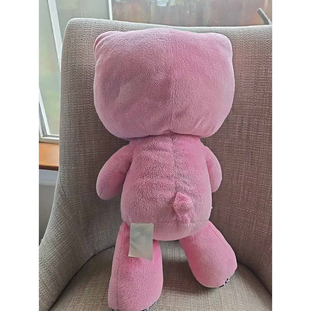 Pink HELLO KITTY Build A Bear SANRIO Leopard Print Paws 18” Plush Winking NO BOW